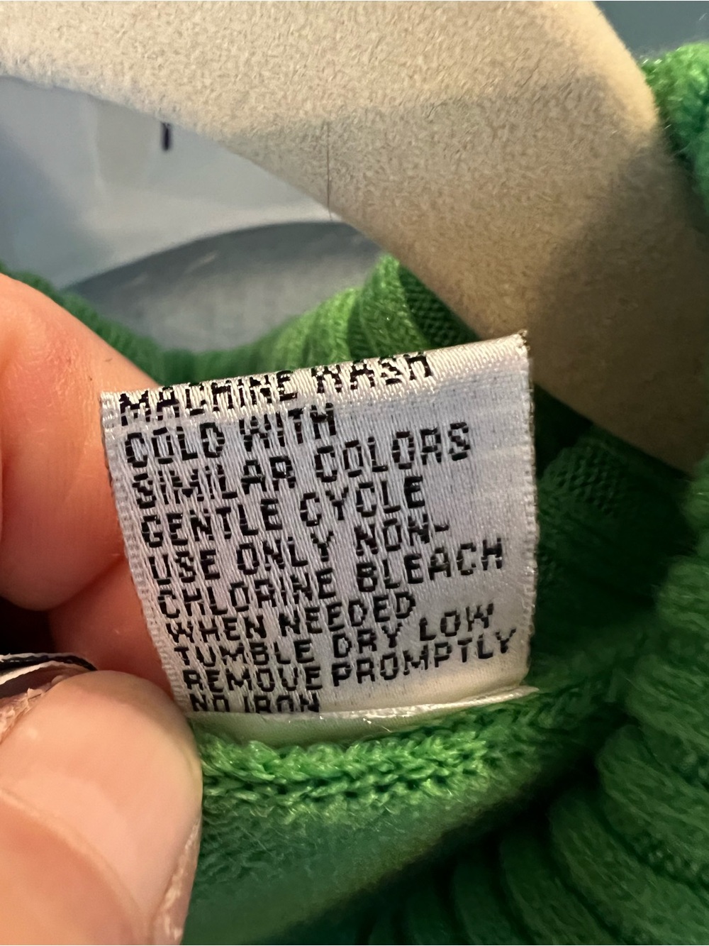 Bright Green Rib-Collar Button Pullover Sweater - Picture 4 of 4
